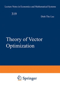 Enlarge image Cover: Theory of Vector Optimization - Springer