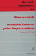 Cover: Interaktives Entwerfen gro&szlig;er Programmsysteme - Springer