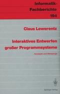 Cover: Interaktives Entwerfen gro&szlig;er Programmsysteme - Springer