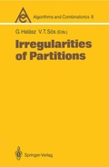 Cover: Irregularities of Partitions - Springer
