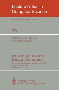 Abbildung von: Statistical and Scientific Database Management - Springer