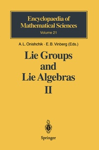 Abbildung von: Lie Groups and Lie Algebras II - Springer