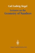 Cover: Lectures on the Geometry of Numbers - Springer