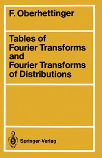 Abbildung von: Tables of Fourier Transforms and Fourier Transforms of Distributions - Springer