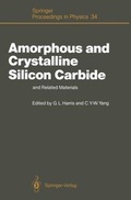 Cover: Amorphous and Crystalline Silicon Carbide and Related Materials - Springer
