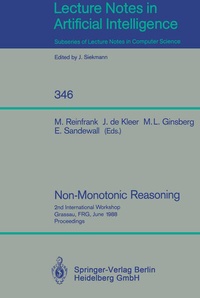 Enlarge image Cover: Non-Monotonic Reasoning - Springer