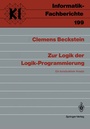 Cover: Zur Logik der Logik-Programmierung - Springer
