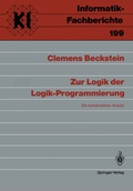 Cover: Zur Logik der Logik-Programmierung - Springer
