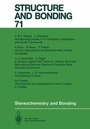 Cover: Stereochemistry and Bonding - Springer