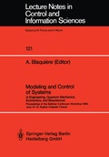 Cover: Modeling and Control of Systems in Engineering, Quantum Mechanics, Economics and Biosciences - Springer
