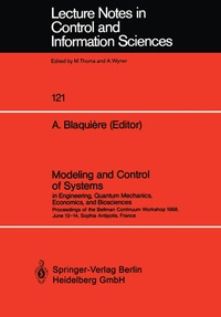 Enlarge image Cover: Modeling and Control of Systems in Engineering, Quantum Mechanics, Economics and Biosciences - Springer
