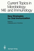 Cover: New Strategies for Oral Immunization - Springer