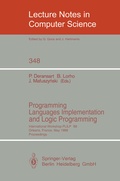 Cover: Programming Languages Implementation and Logic Programming - Springer
