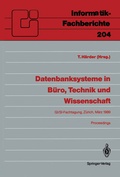 Cover: Datenbanksysteme in B&uuml;ro, Technik und Wissenschaft - Springer