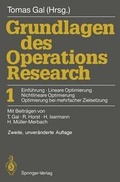 Cover: Grundlagen des Operations Research - Springer