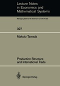 Cover: Production Structure and International Trade - Springer
