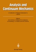Cover: Analysis and Continuum Mechanics - Springer