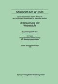 Cover: Arbeitsheft zum W1-Kurs - Springer