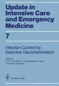 Cover: Infection Control in Intensive Care Units by Selective Decontamination - Springer