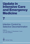Cover: Infection Control in Intensive Care Units by Selective Decontamination - Springer