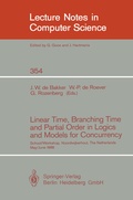 Cover: Linear Time, Branching Time and Partial Order in Logics and Models for Concurrency - Springer