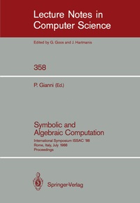 Abbildung von: Symbolic and Algebraic Computation - Springer