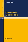 Cover: Commutative Coherent Rings - Springer