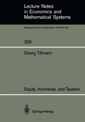 Bild: Equity, Incentives, and Taxation - Springer