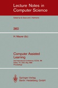 Cover: Computer Assisted Learning - Springer