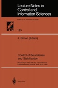 Cover: Control of Boundaries and Stabilization - Springer