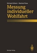 Cover: Messung individueller Wohlfahrt - Springer