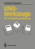 Cover: UNIX-Werkzeuge zur Textmusterverarbeitung - Springer