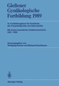 Cover: Gie&szlig;ener Gyn&auml;kologische Fortbildung 1989 - Springer