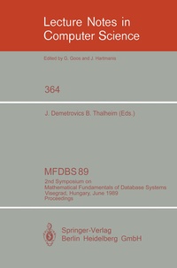 Abbildung von: MFDBS 89 - Springer