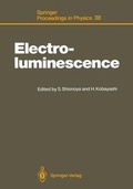 Cover: Electroluminescence - Springer