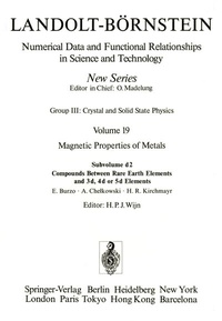 Enlarge image Cover: Compounds Between Rare Earth Elements and 3d, 4d, or 5d Elements / Verbindungen von Seltenen Erden mit 3d-, 4d- und 5d-Elementen - Springer