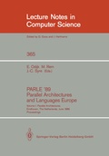 Cover: PARLE '89 - Parallel Architectures and Languages Europe - Springer