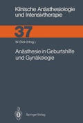 Cover: An&auml;sthesie in Geburtshilfe und Gyn&auml;kologie - Springer