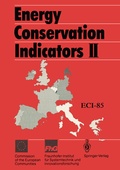 Cover: Energy Conservation Indicators II - Springer