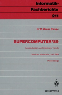 Enlarge image Cover: Supercomputer '89 - Springer