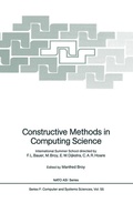 Cover: Constructive Methods in Computing Science - Springer