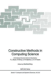 Enlarge image Cover: Constructive Methods in Computing Science - Springer