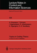 Cover: Topics in Coding Theory - Springer