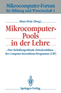 Enlarge image Cover: Mikrocomputer-Pools in der Lehre - Springer