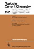 Cover: Electrochemistry IV - Springer