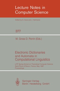 Abbildung von: Electronic Dictionaries and Automata in Computational Linguistics - Springer