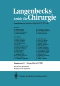 Cover: Verhandlungen der Deutschen Gesellschaft f&uuml;r Chirurgie - Springer