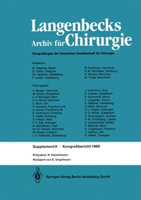 Abbildung von: Verhandlungen der Deutschen Gesellschaft für Chirurgie - Springer