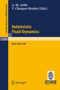Cover: Relativistic Fluid Dynamics - Springer