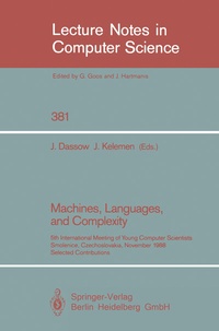 Abbildung von: Machines, Languages, and Complexity - Springer